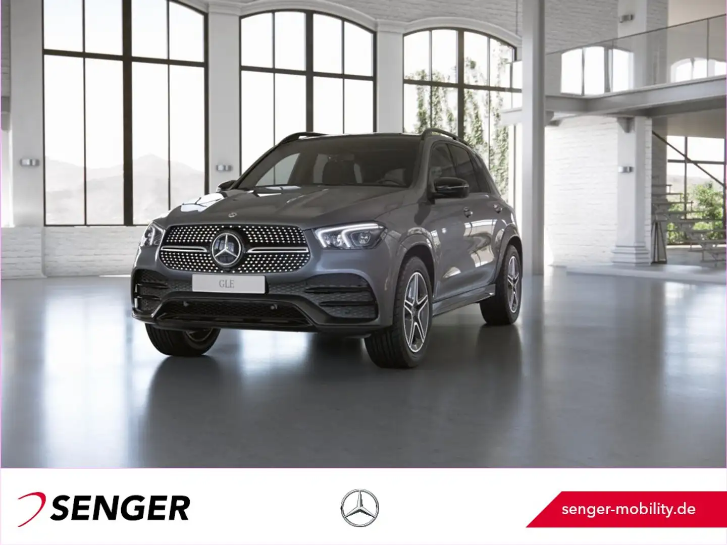 Mercedes-Benz GLE 350 de 4M AMG Airmatic Panorama Burmester Grau - 1