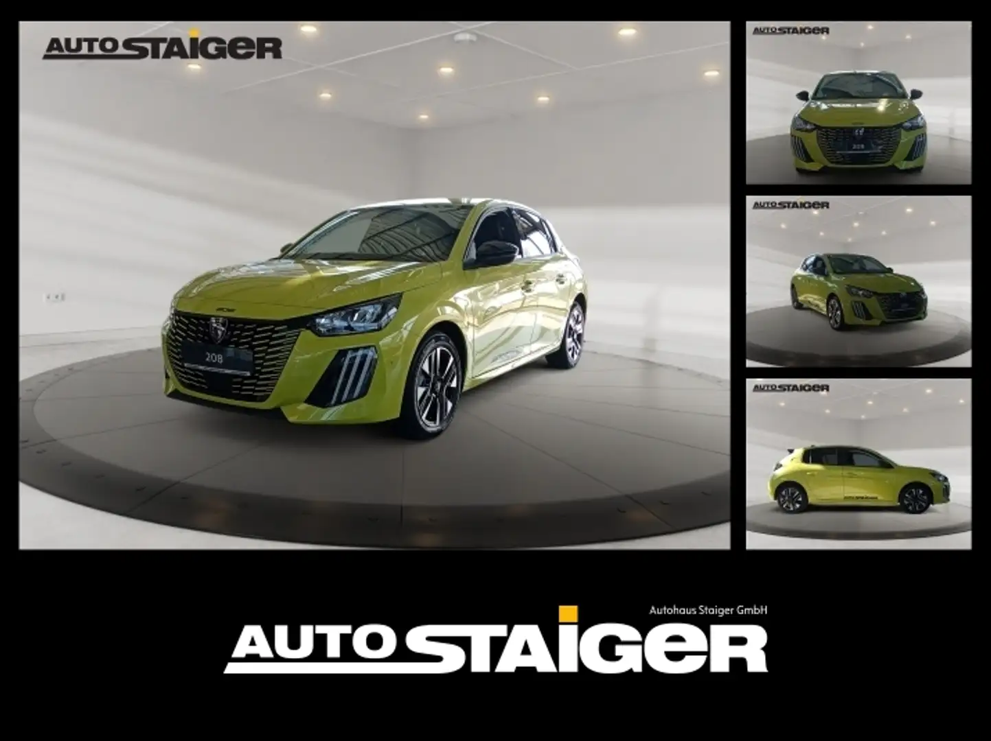 Peugeot 208 Allure 100 Hybrid *LED*Navi*SHZ* Gelb - 1