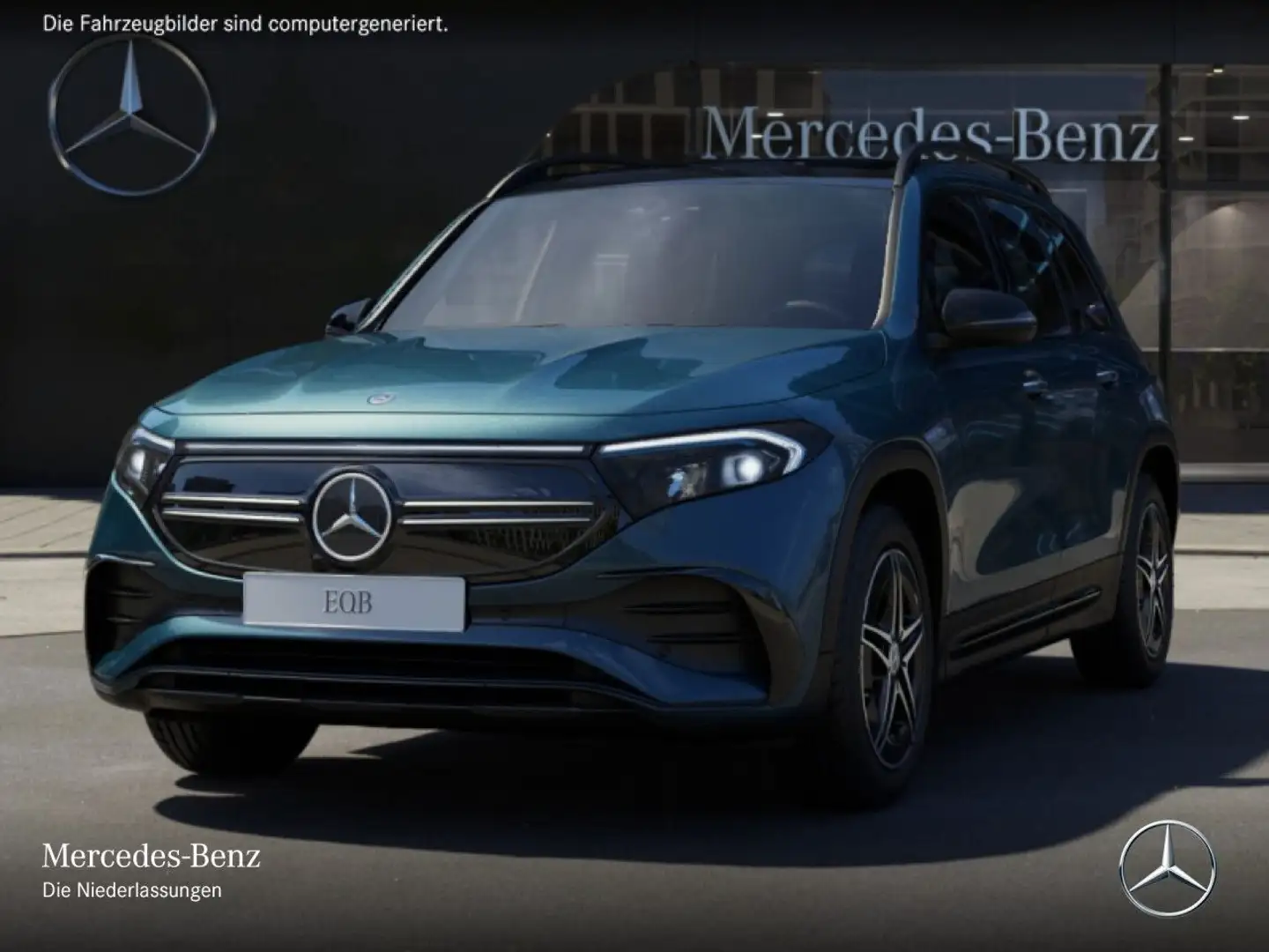 Mercedes-Benz EQB 350 4M AMG+NIGHT+PLUS-PAKET+PANO+KAMERA+HUD Bleu - 2