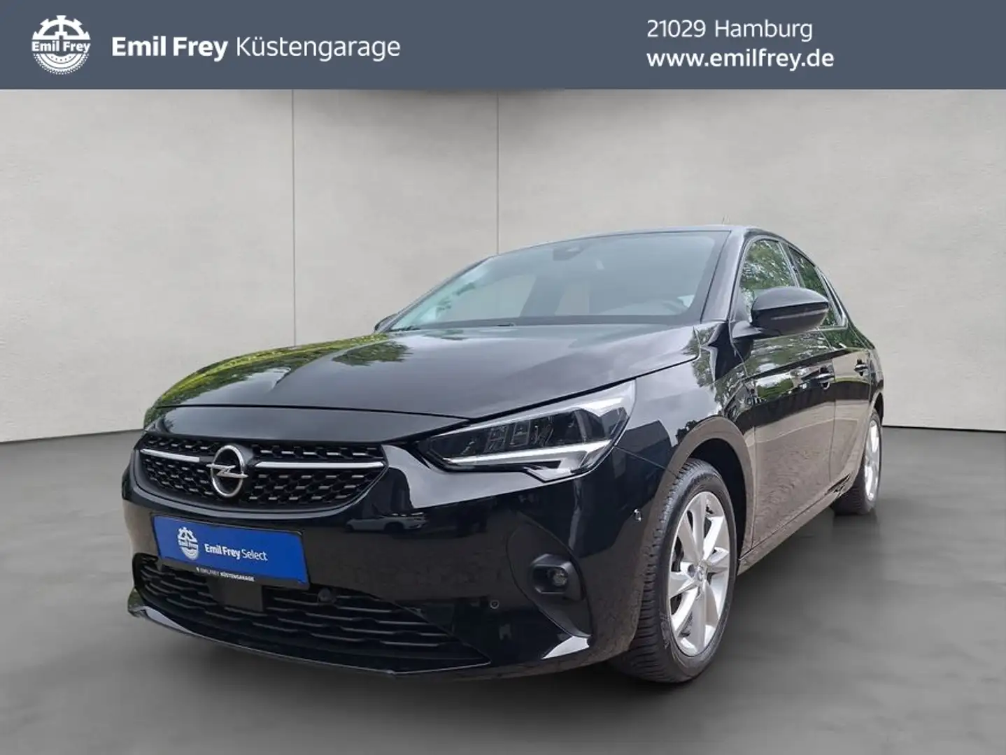 Opel Corsa 1.2 Direct Inj Turbo Automatik Elegance KL Zwart - 1