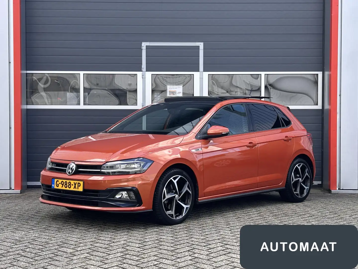 Volkswagen Polo 1.5 TSI Highline Business R | 3x R-Line | Pano | K Oranje - 2