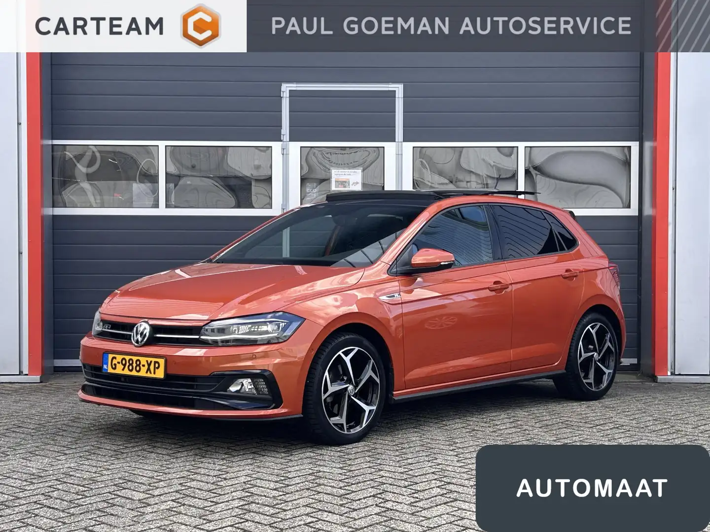 Volkswagen Polo 1.5 TSI Highline Business R | 3x R-Line | Pano | K Oranje - 1