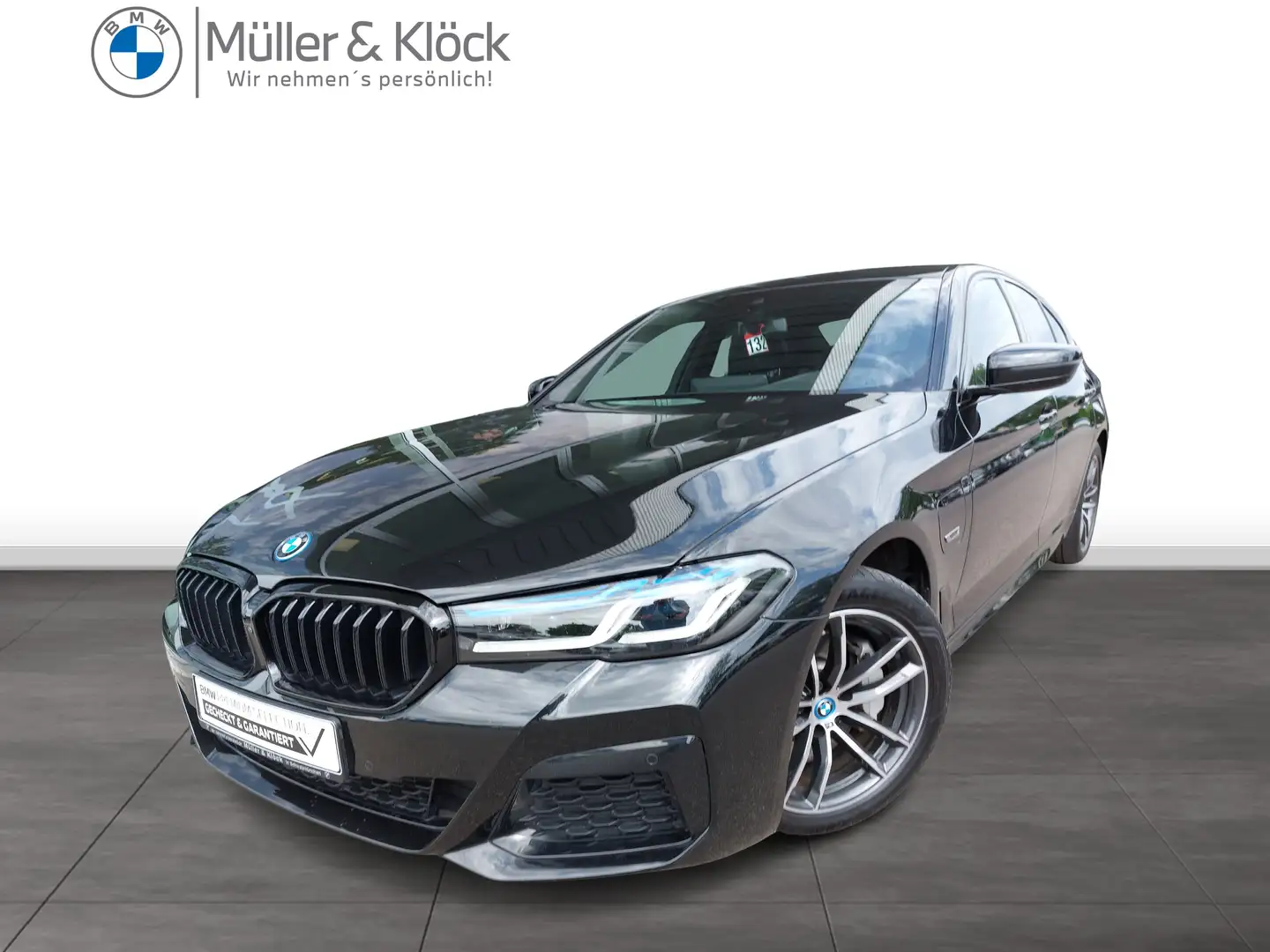 BMW 530 e Limousine M Sportpaket Head-Up HK HiFi DAB Zwart - 1
