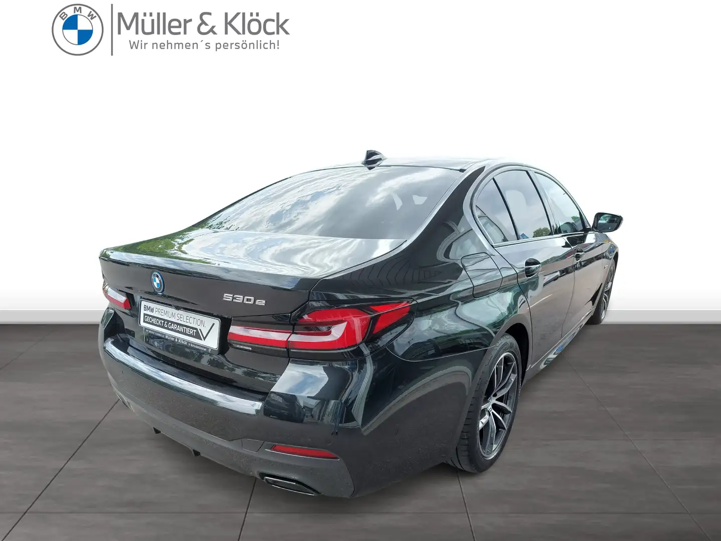 BMW 530 e Limousine M Sportpaket Head-Up HK HiFi DAB Zwart - 2