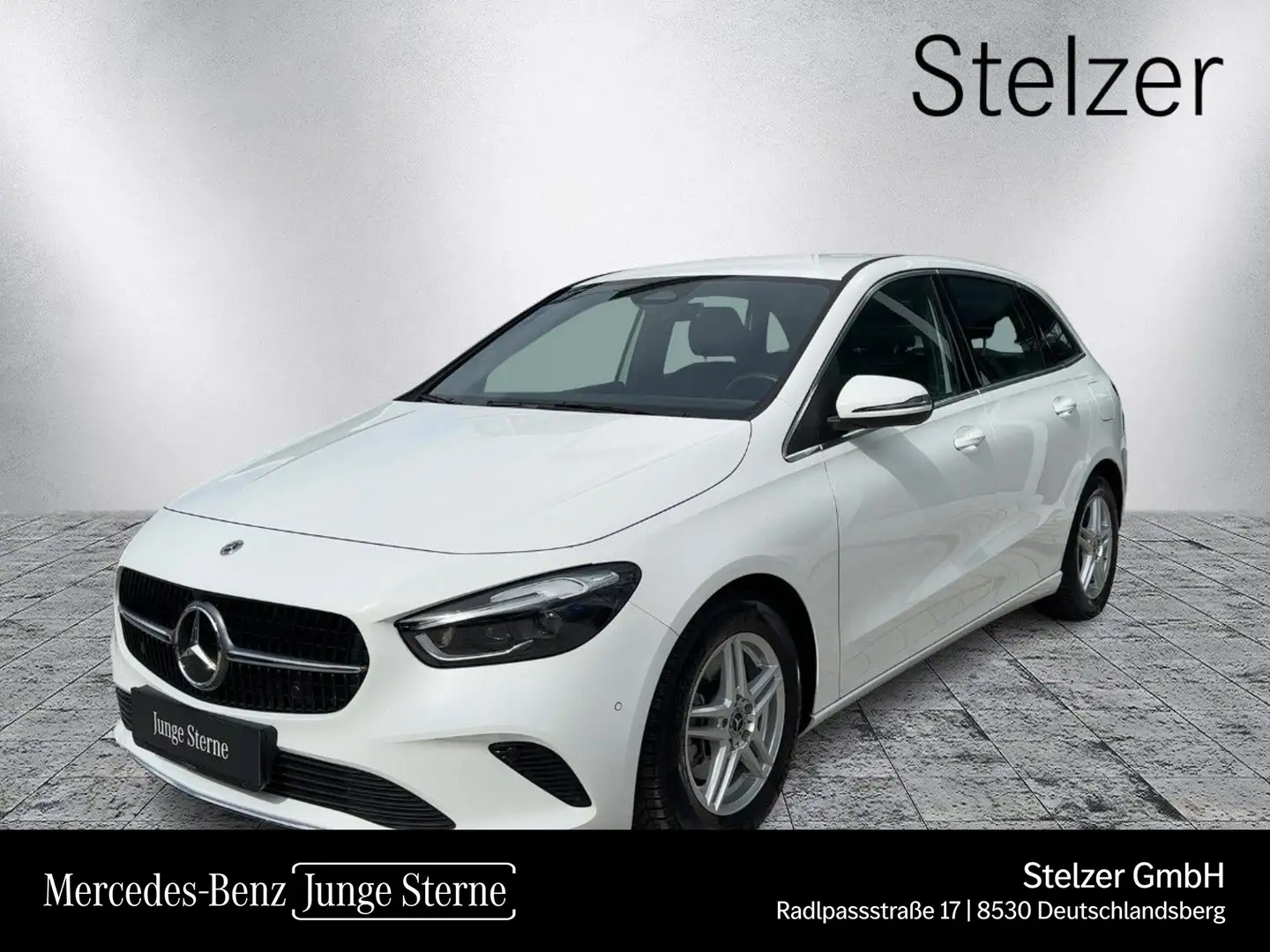 Mercedes-Benz B 180 d Progressive PTS Shz Mbeam eHeck MBUX RKam Weiß - 1