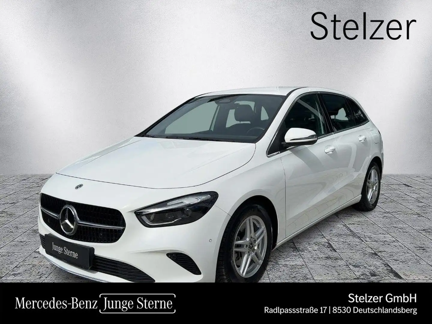 Mercedes-Benz B 180 d Progressive PTS Shz Mbeam eHeck MBUX RKam Weiß - 1