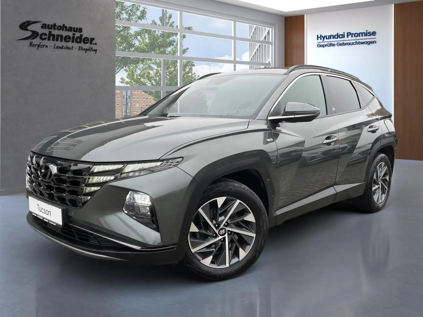 Hyundai TUCSON 1.6 TGDi 48V 7DCT EDITION 30+ AHK/ACC/EHK/KRELL SO Grau - 1