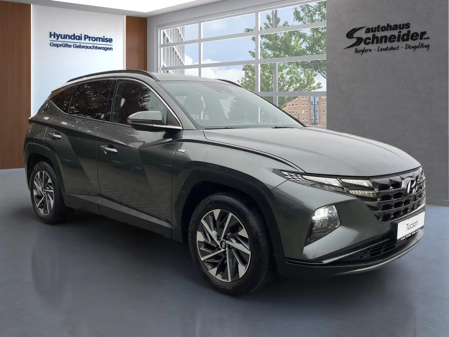 Hyundai TUCSON 1.6 TGDi 48V 7DCT EDITION 30+ AHK/ACC/EHK/KRELL SO Grau - 2