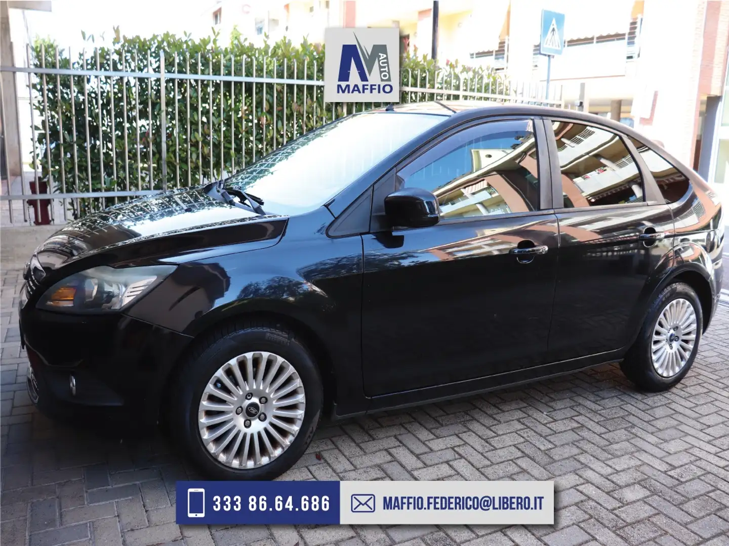 Ford Focus 5P 1.6 TDCI TITANIUM 90CV IDEALE PER NEOPATENTATI Noir - 1