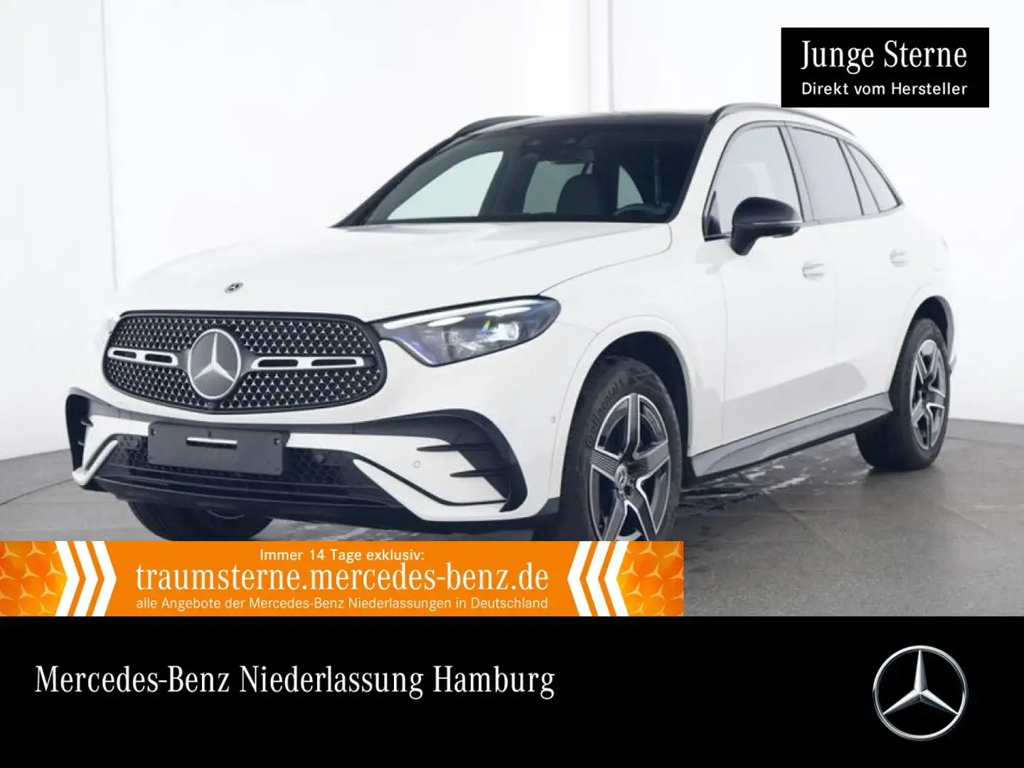 Mercedes-Benz GLC 300 de 4M AMG+NIGHT+PANO+360+BURMESTER+KEYLESS Weiß - 1