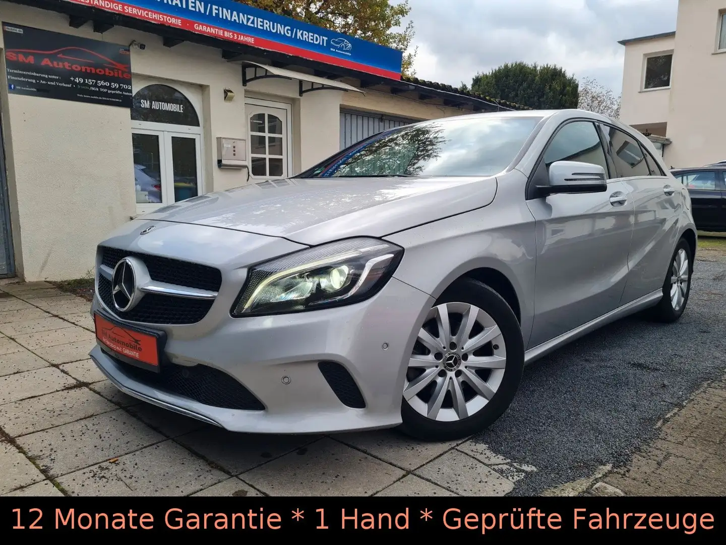Mercedes-Benz A 180 AUT BlueEff/LED/AgilityCtr/Kamera/Keyless Silber - 1