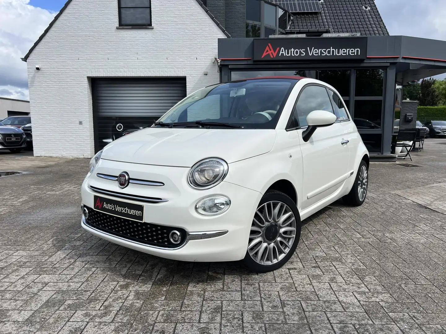 Fiat 500C 1.2i Lounge ** Navi/Carplay | Auto AC | Sensoren Wit - 2