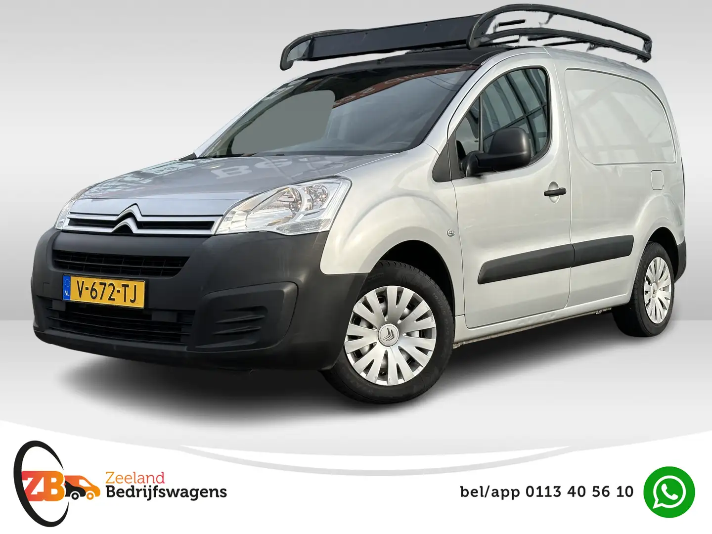 Citroen Berlingo 1.6 BlueHDI 75 Club | NL-auto | Airco | Cruisec. | Zilver - 1
