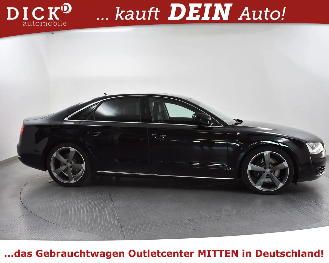 Audi A8 4.2d Quatt TOP ZUSTD! PANO+MEMO+SOFT+BOSE+21" Schwarz - 2