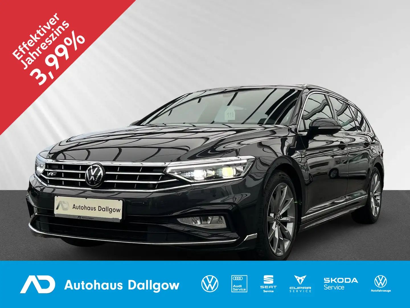 Volkswagen Passat Variant "Elegance" R-Line DSG+LED+PDC+RFK Grau - 1
