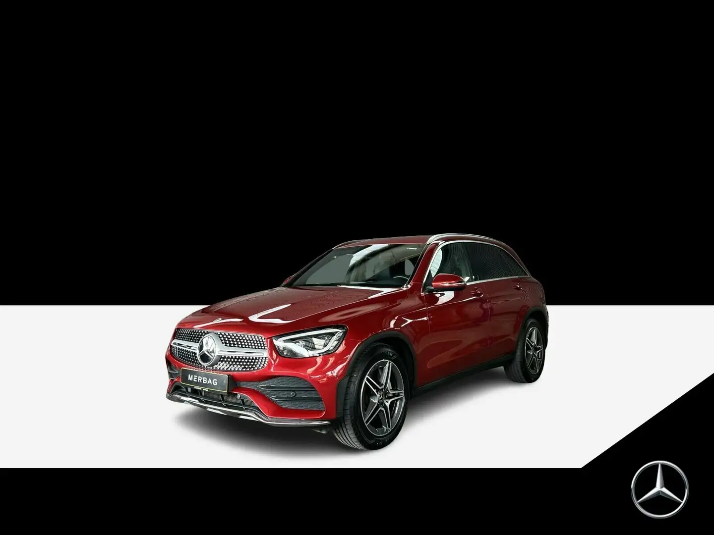 Mercedes-Benz GLC 300 GLC 300 d 4M AMG-Line Kamera+Distr+Multi+MBUX Navi Červená - 1
