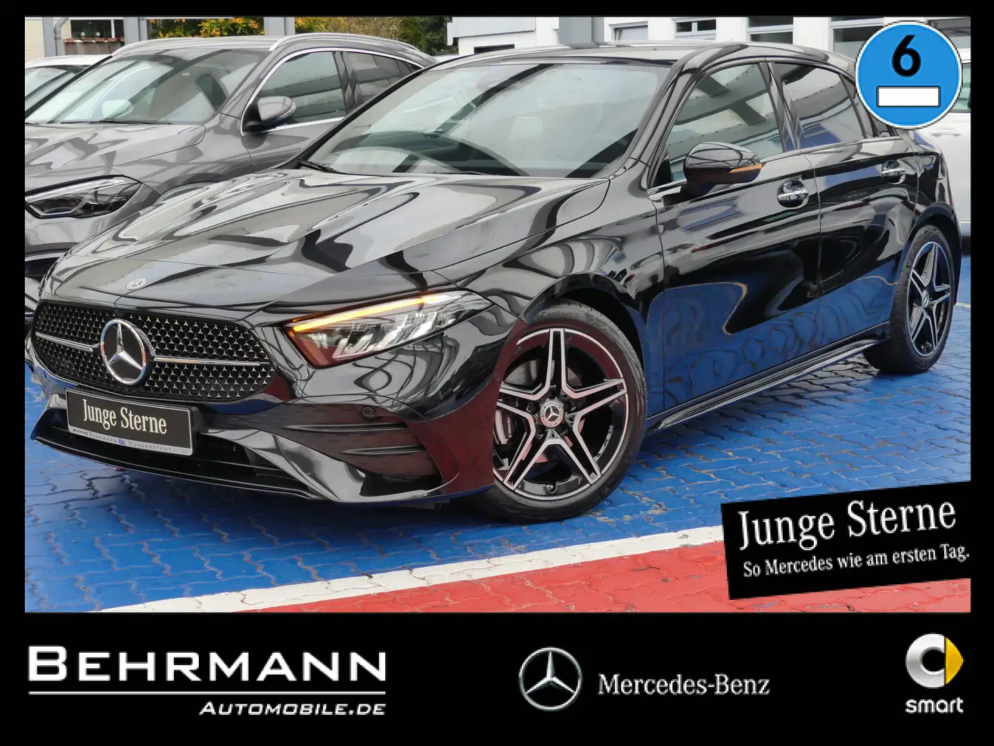 Mercedes-Benz A 180 A180 AMG R-Kamera+Ambiente+LED-Scheinw+Distronic Schwarz - 1