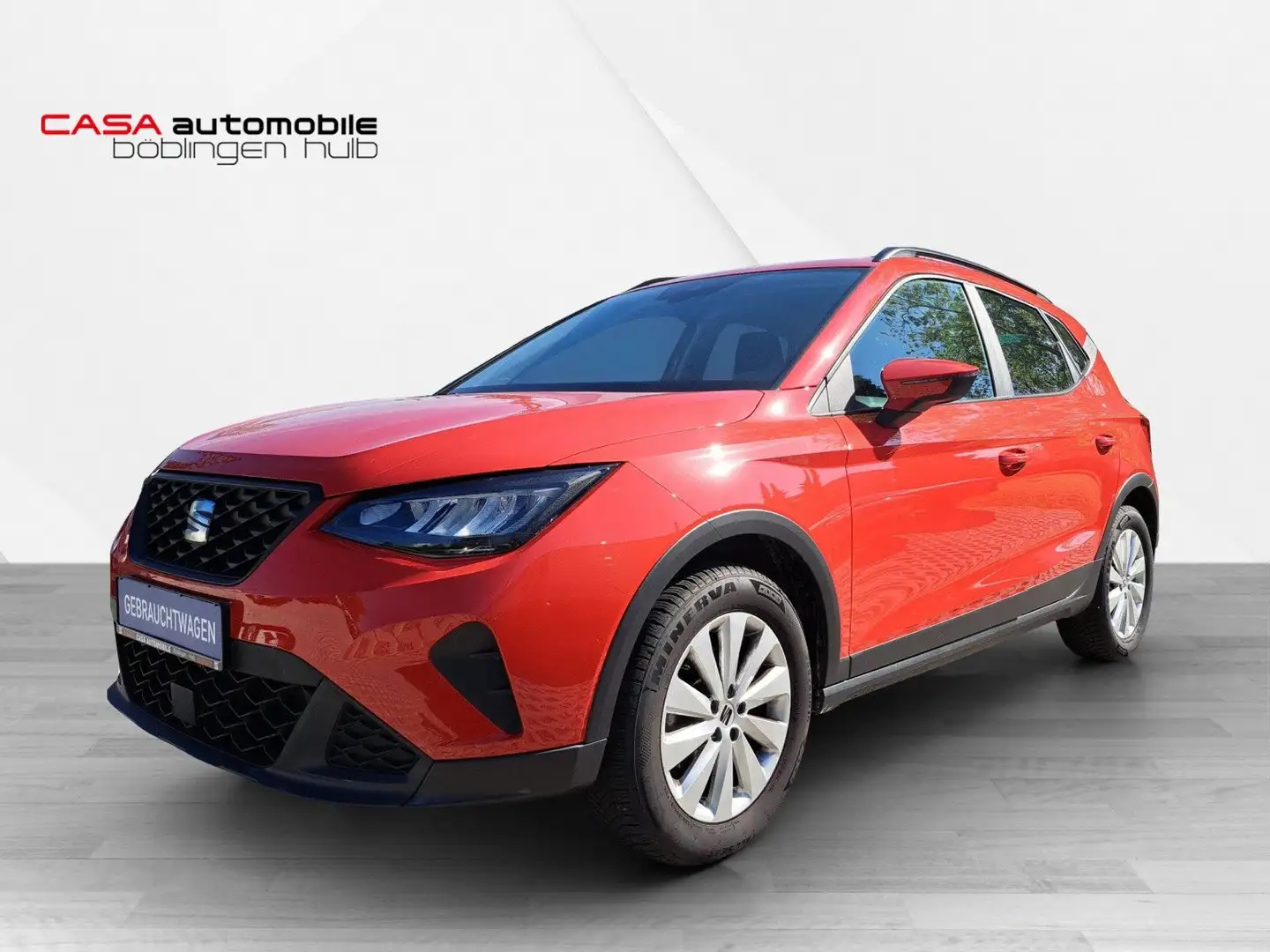 SEAT Arona Style 1.0 TSI DSG AHK ACC Klima SHZ PDC Rot - 1