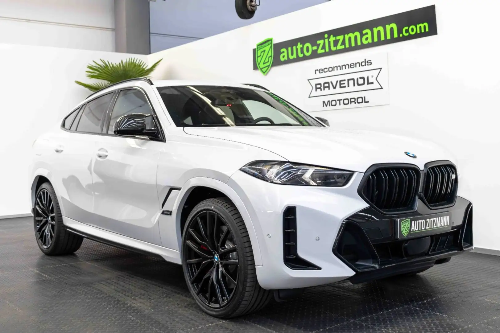 BMW X6 M60i xDrive/BOWERS&WILKINS/CARBON/PANO/AHK Blanc - 1