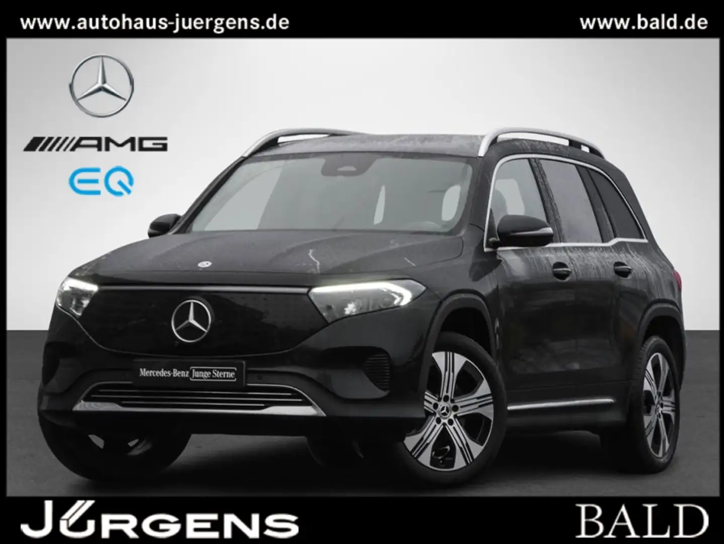 Mercedes-Benz EQB 300 4M Progressive/360°/7.Sitzer/LED/Totw/19 Schwarz - 1