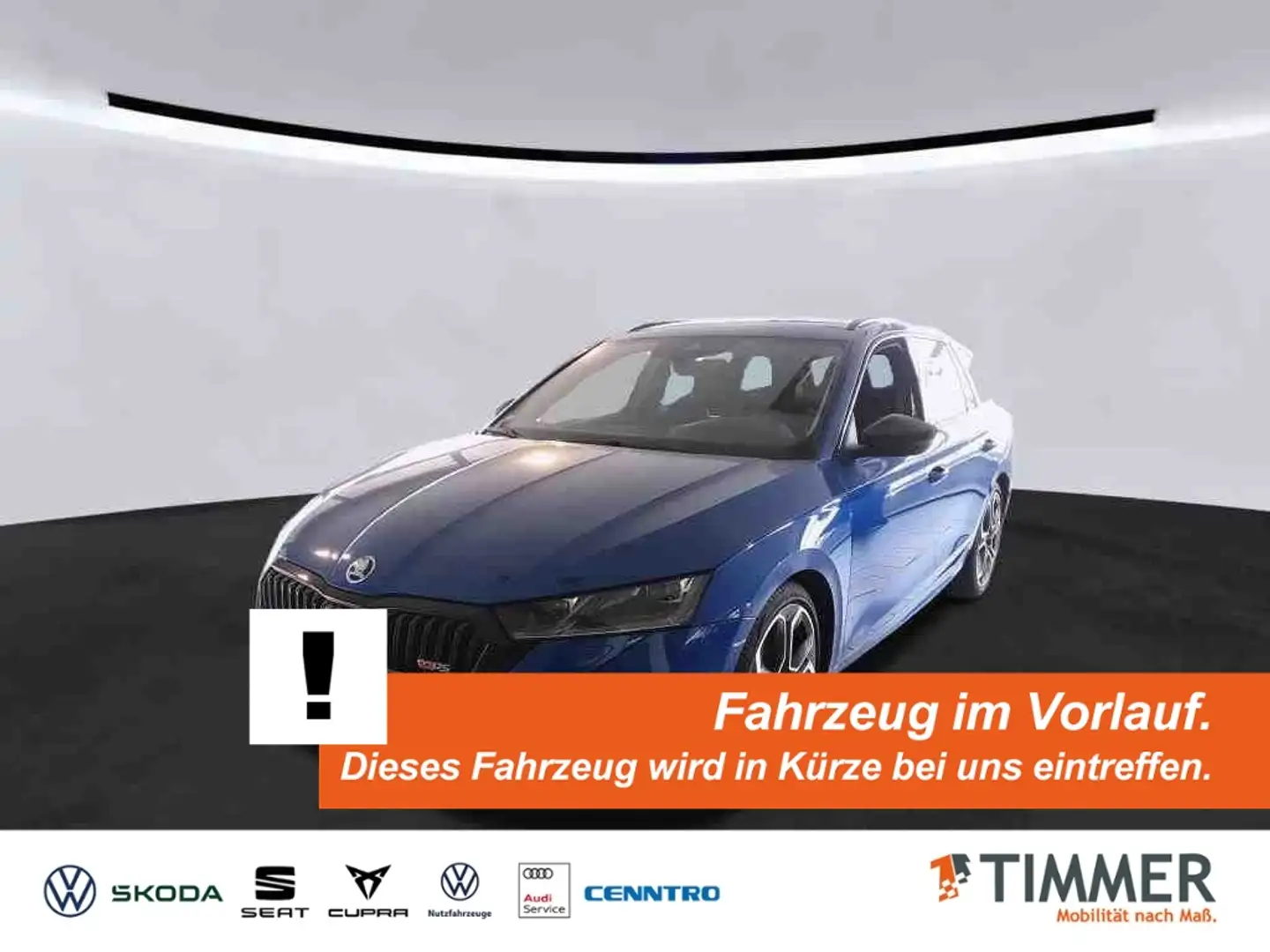 Skoda Octavia Combi 2.0 TDI DSG 4x4 RS *AHK *CANTON *RKAM *HuD Blau - 1