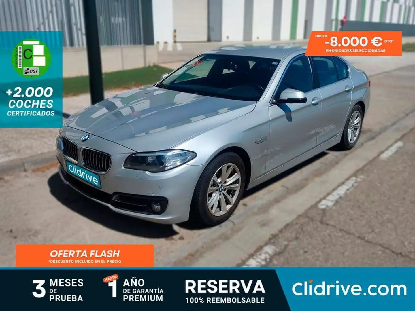 BMW 518 518d Gris - 1