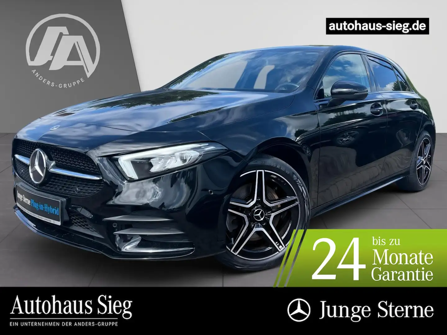 Mercedes-Benz A 250 e AMG+MBUX+Night+SHZ+LED+PDC+Apple+Ambient Black - 1