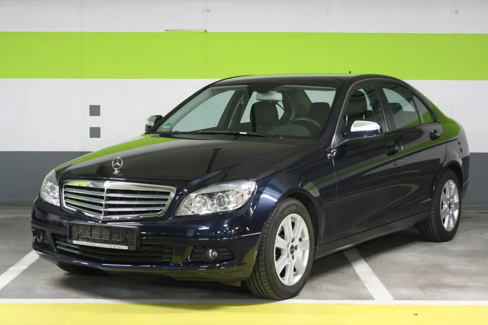 Mercedes-Benz C 180 Kompressor 6-Gang 1 Jahr Gewährleistung Blau - 2