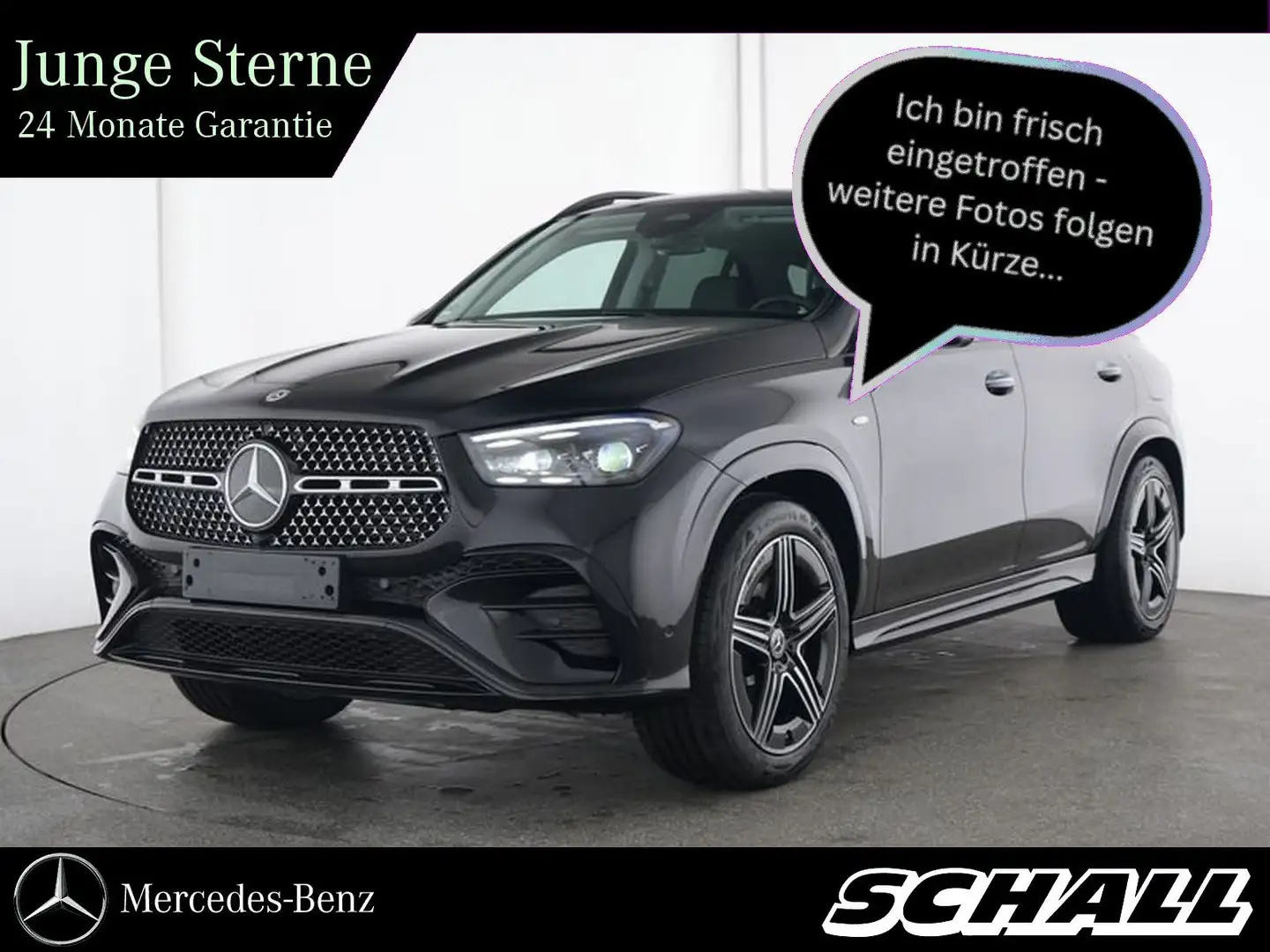 Mercedes-Benz GLE 400 e 4M AMG+NIGHT+MULTIBEAM+PANO+AHK+BURM Schwarz - 1