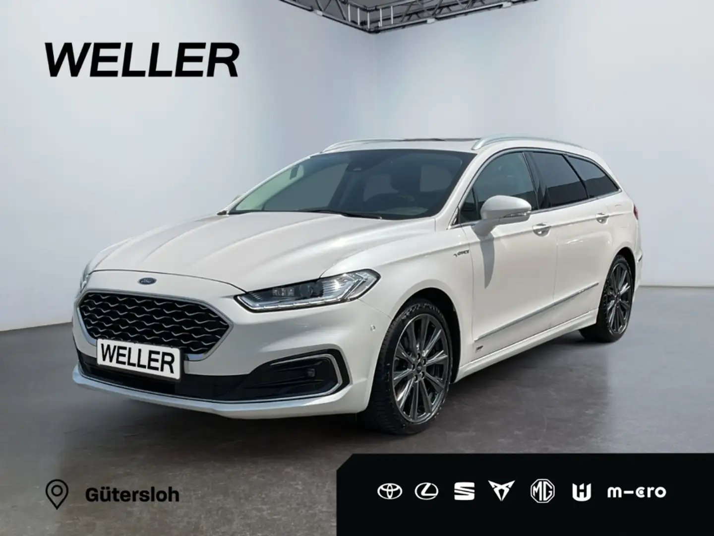 Ford Mondeo Turnier 2.0 EcoBlue Allrad VIGNALE *Pano* Weiß - 1