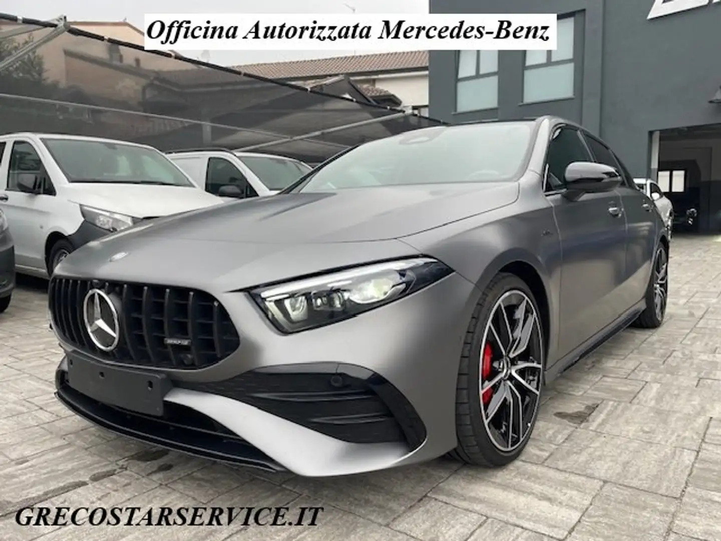 Mercedes-Benz A 35 AMG AMG Line Premium Plus 4matic Tetto/Brake Red Gris - 1