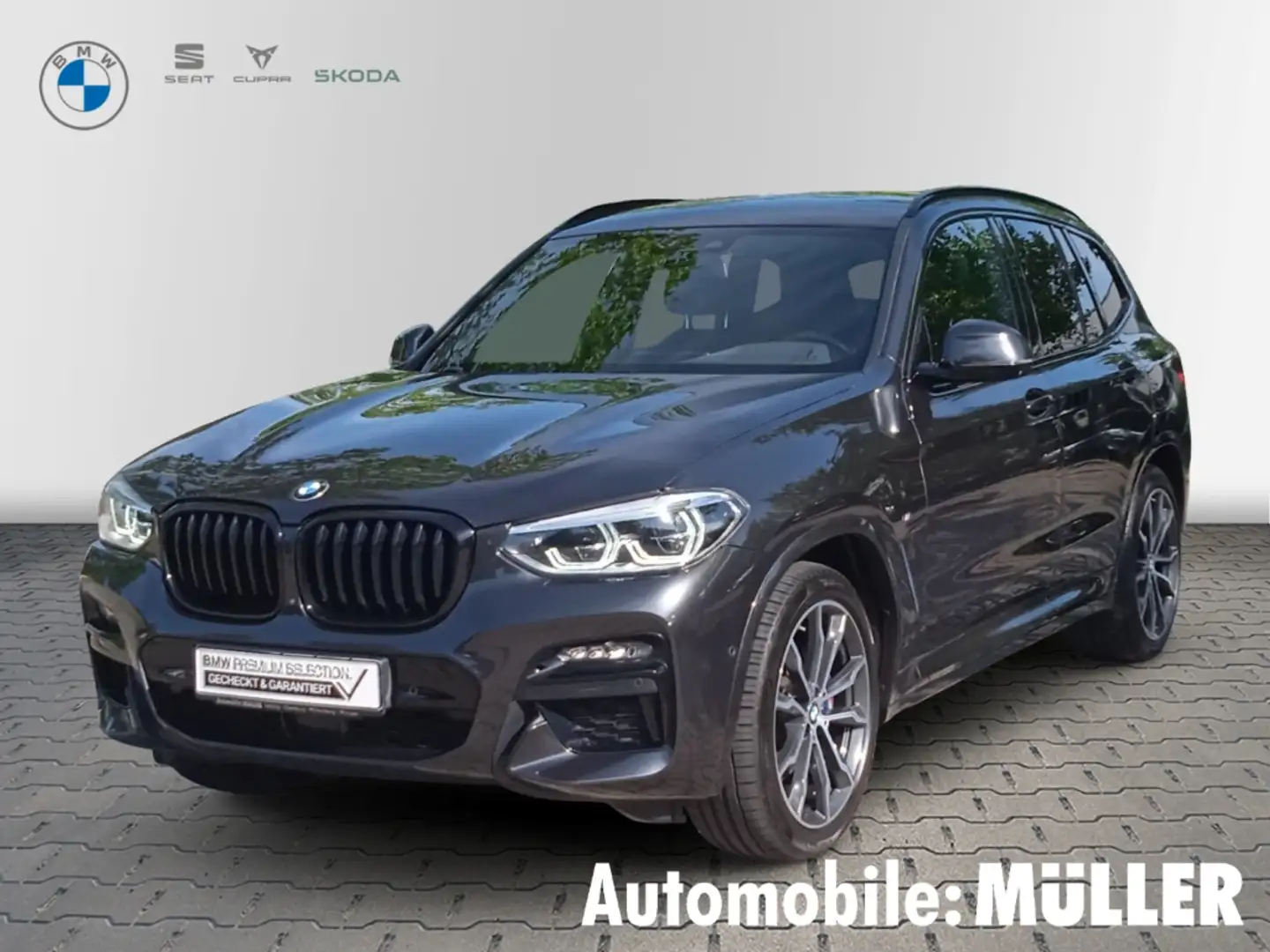 BMW X3 M40d*Ad.MFahrwerk*HuD*DAB*HiFi*RFK*AHK* Grau - 1