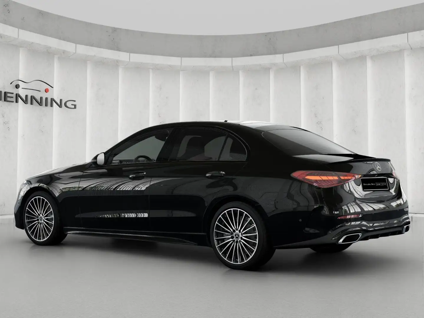 Mercedes-Benz C 220 d AMG Business Fahrassistenz Infotainment Schwarz - 2