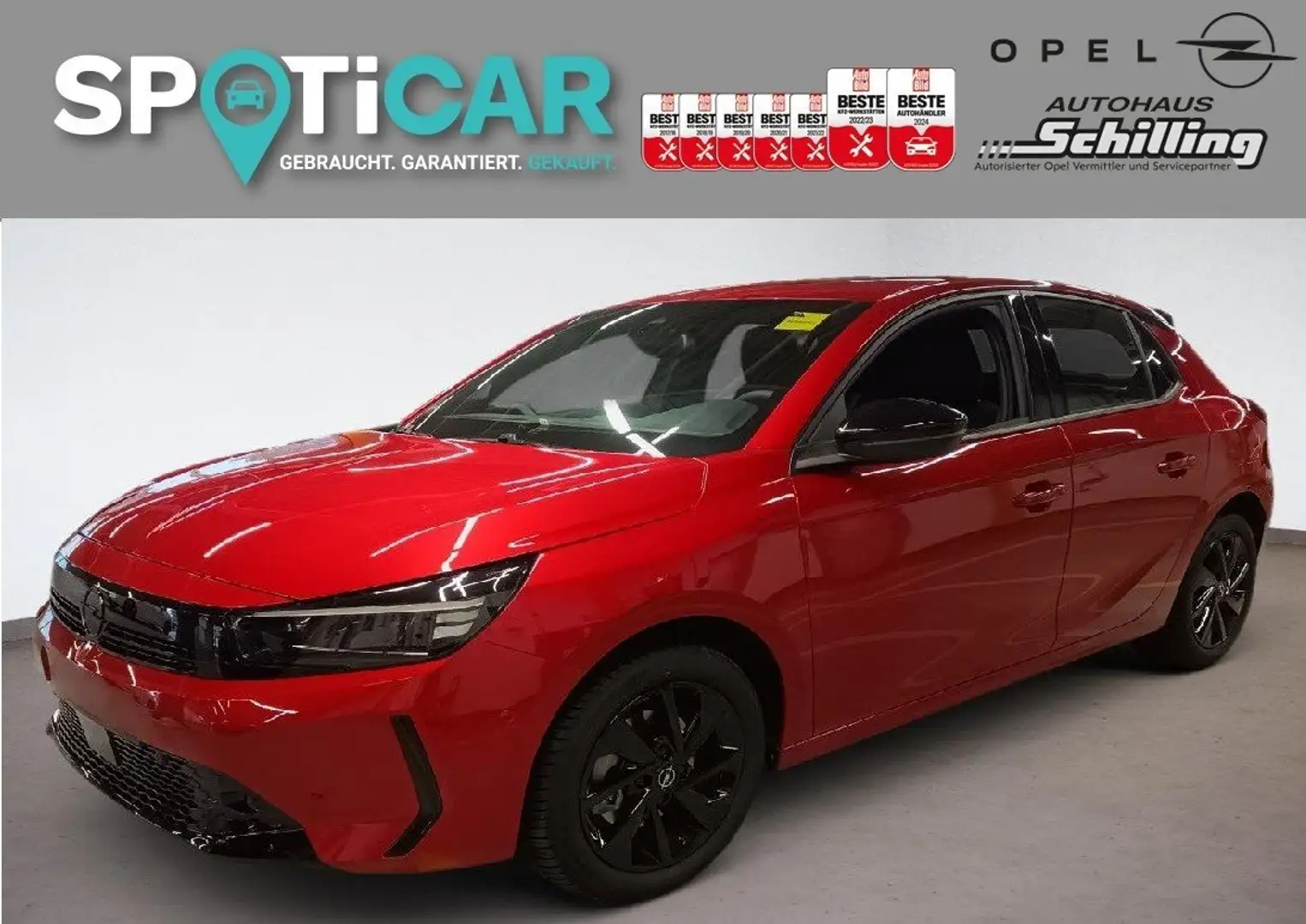 Opel Corsa Corsa 1.2 Turbo Automatik GS Winterpaket Rouge - 1