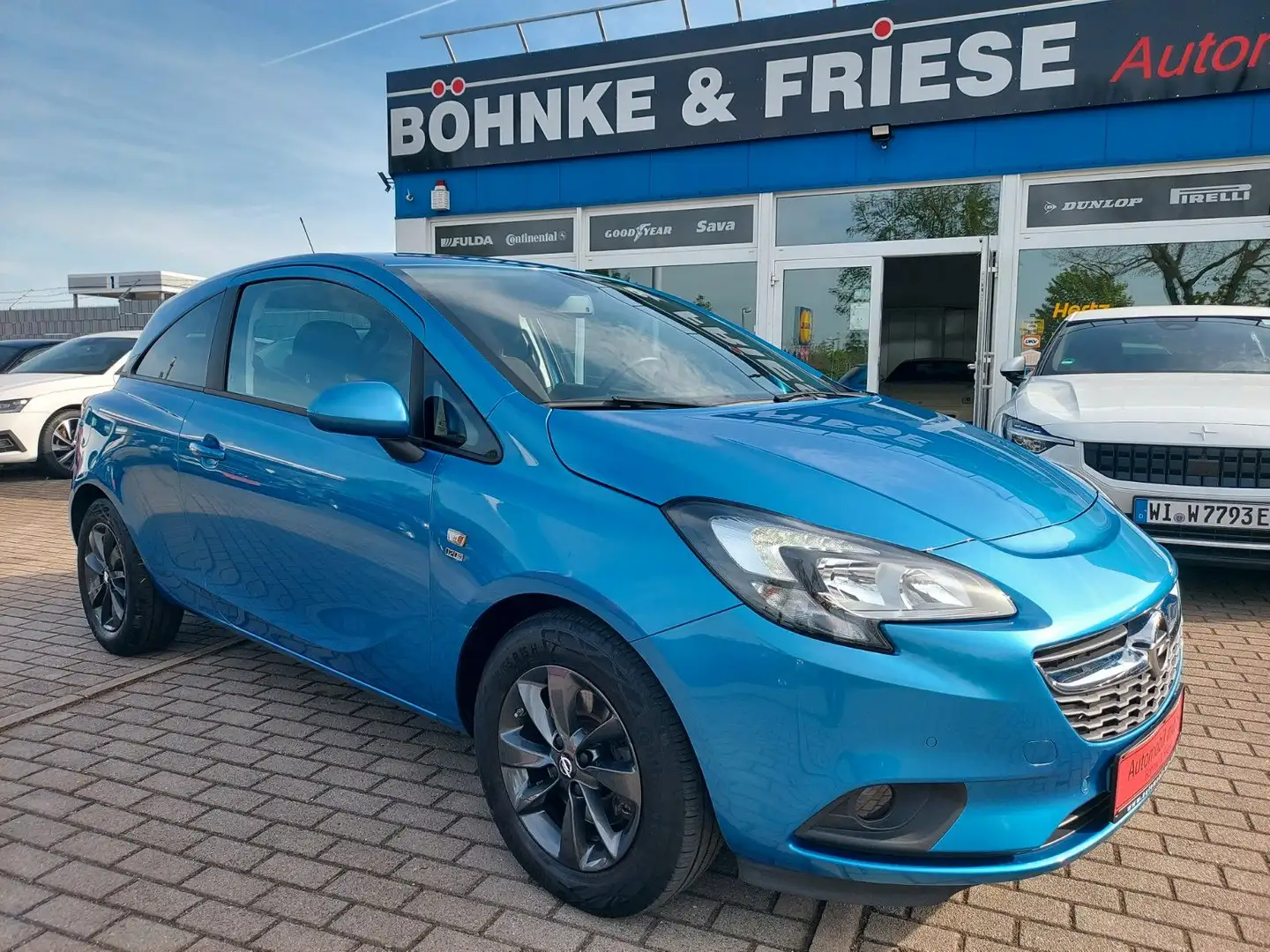 Opel Corsa E 120 Jahre ecoFlex Klima Sitzheiz. 8xRad Blau - 1