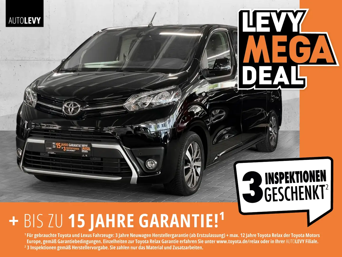 Toyota Proace Verso 2.0 D L1 D Team D +Navi+Kamera+ Schwarz - 1