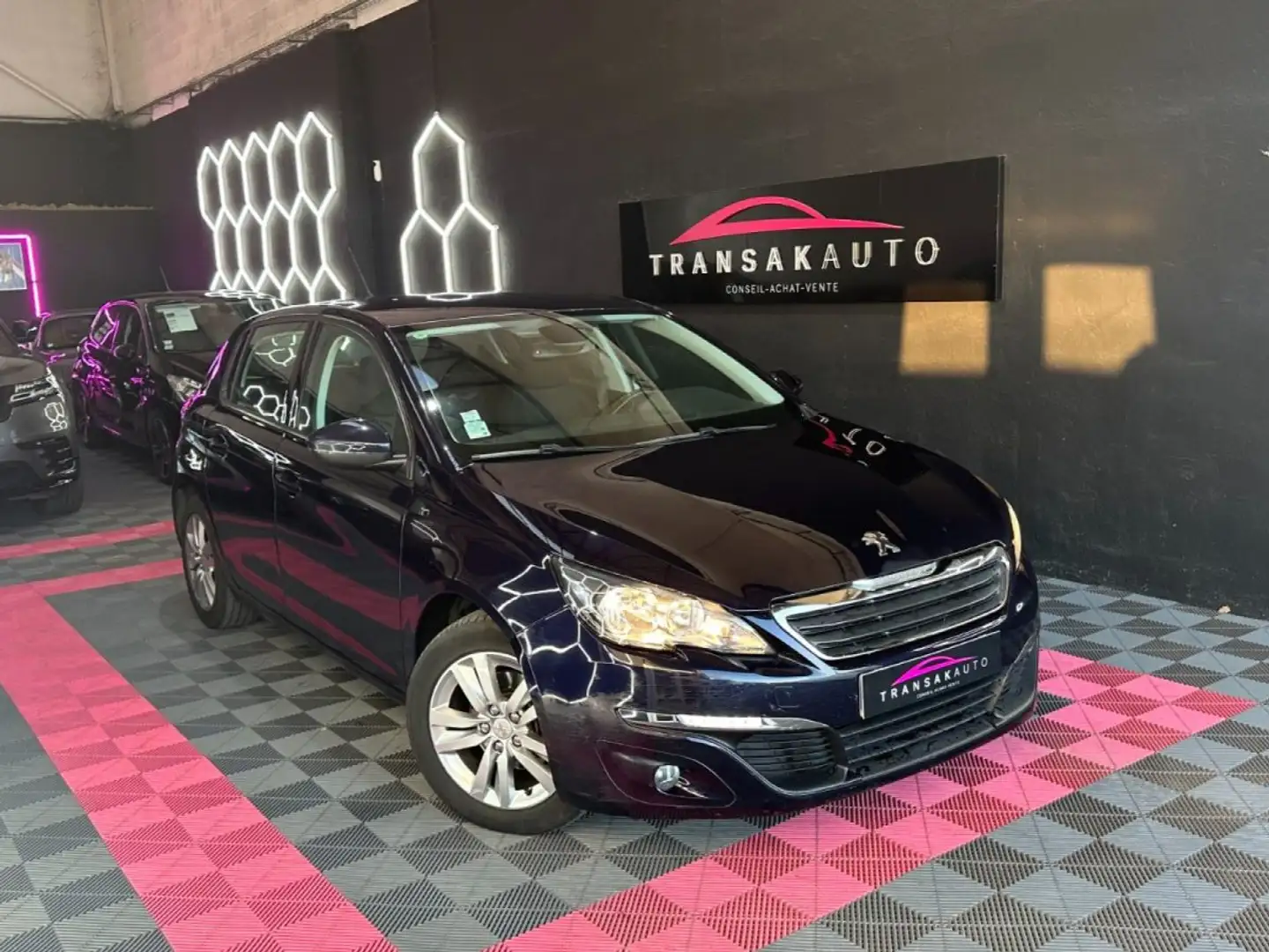 Peugeot 308 Allure 1.6 THP 125 ch BVM6 ~ Radar AR ~ Bluetooth ~ Régulateur/Limiteur de vitesse Bleu - 1