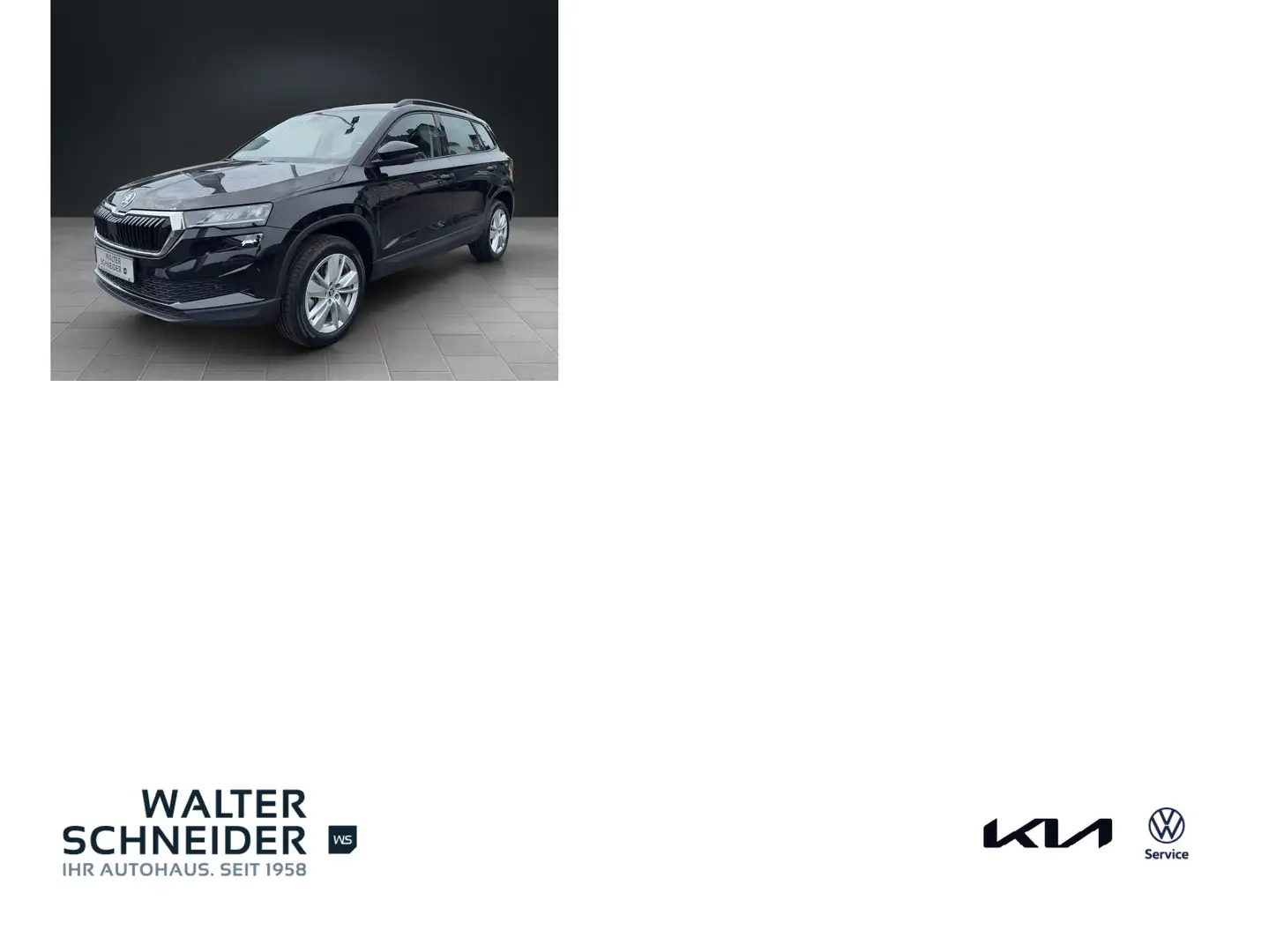 Skoda Karoq 1,5 TSI DSG Selection Navi LED SHZ DAB+ Schwarz - 1
