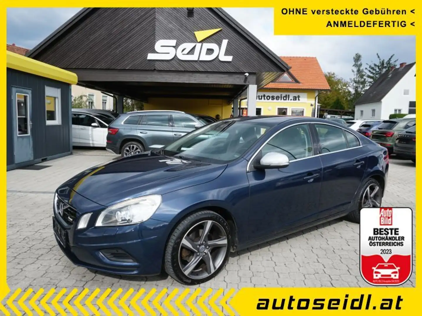 Volvo S60 D3 R-Design *SPORTPAKET* Bleu - 1