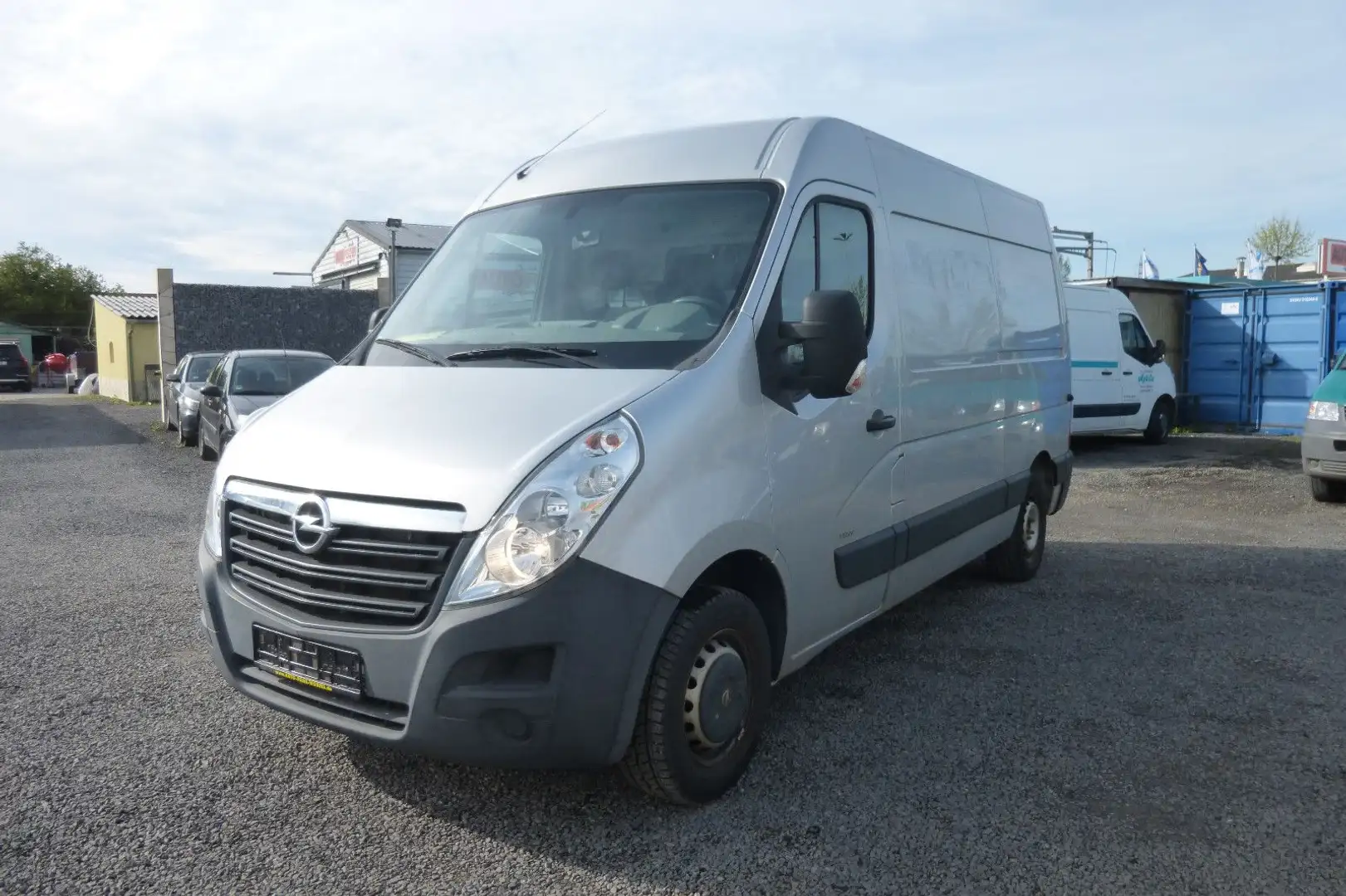 Opel Movano L2H2 3,5t 1. Hand SH MwSt. Srebrny - 1