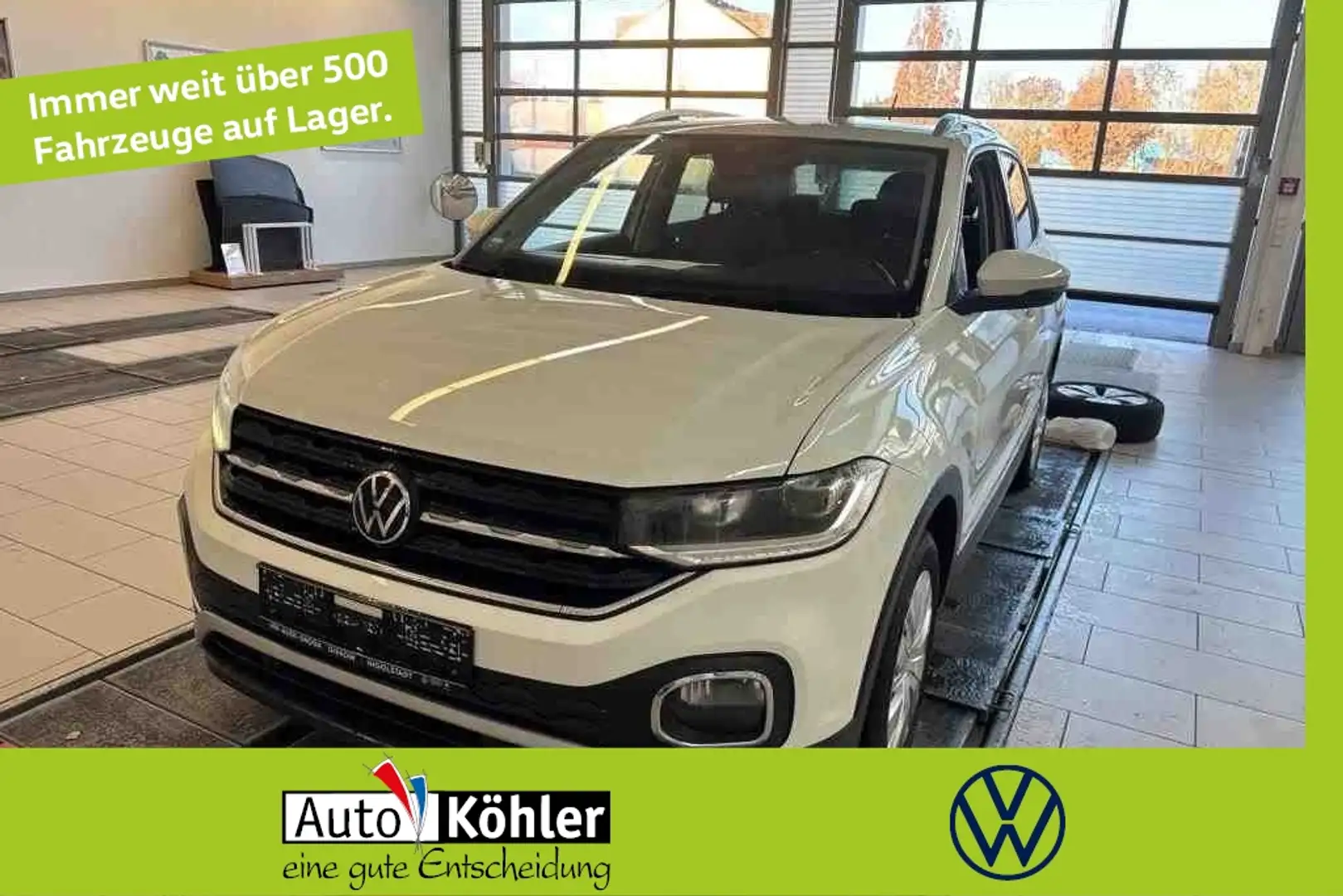 Volkswagen T-Cross Style TSI CarPlay/AHK/Virt/ACC/LED/Navi Weiß - 1