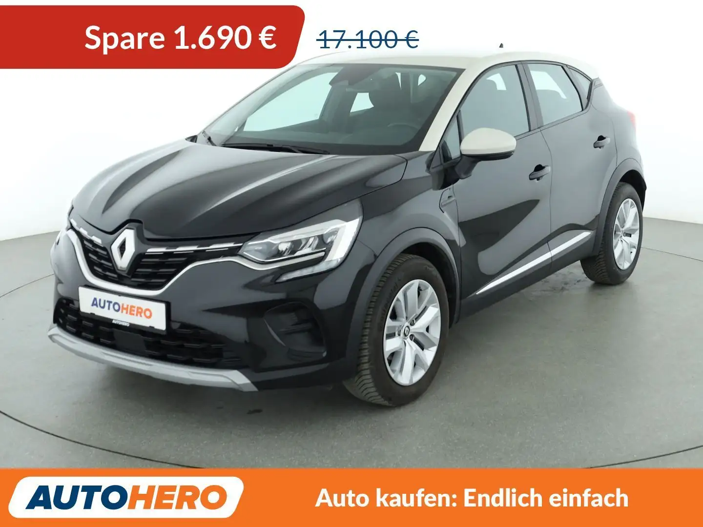 Renault Captur 1.0 TCe Business Edition*NAVI*TEMPO*PDC*SHZ* Schwarz - 1