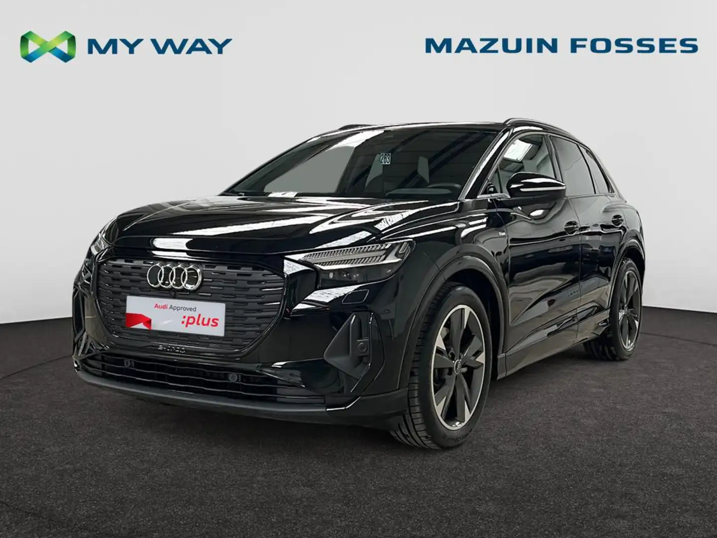 Audi Q4 e-tron Audi Q4  S line 35 e-tron  125,00 kW Zwart - 1