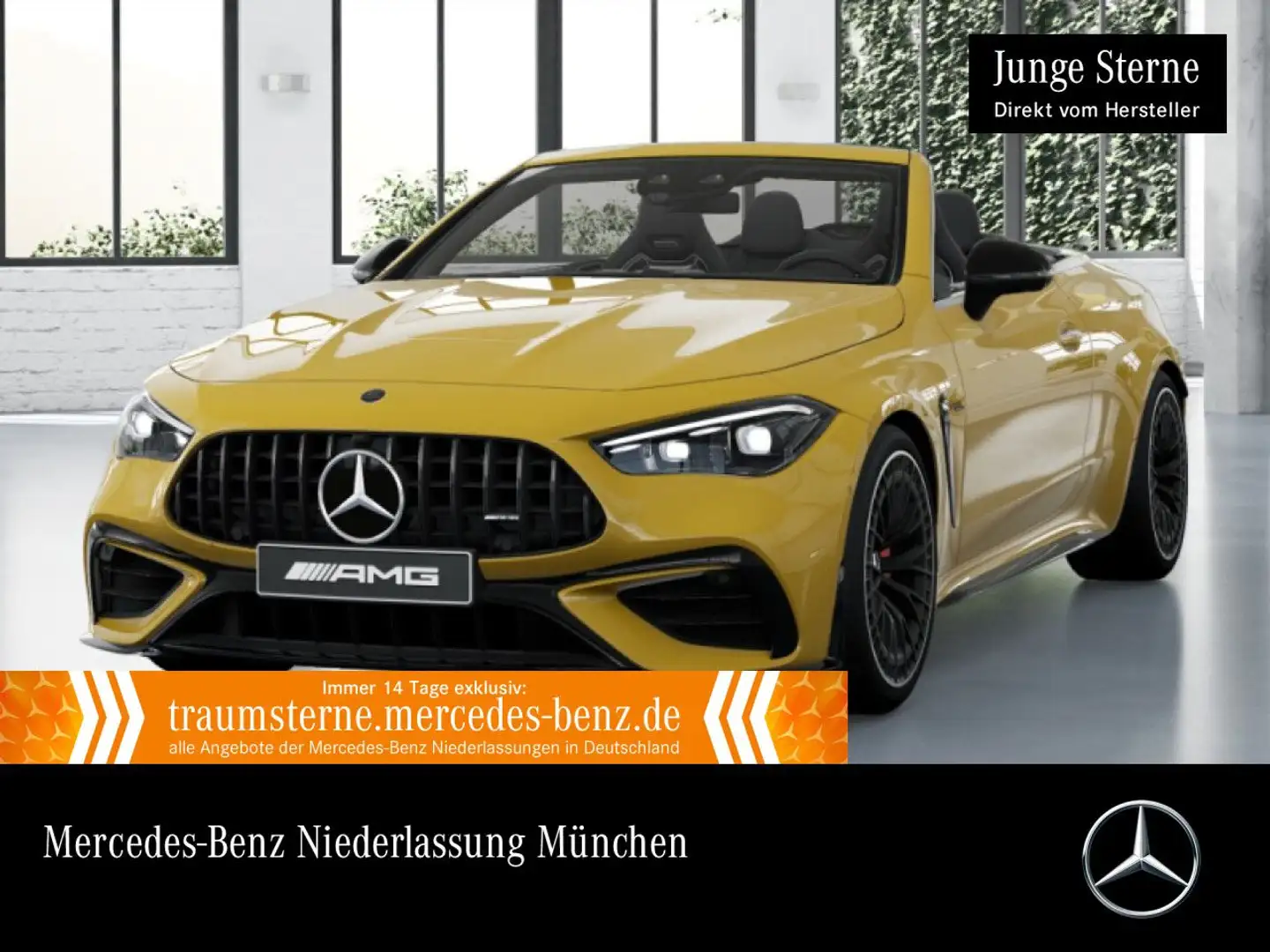 Mercedes-Benz CLE 53 AMG CLE 53 4M NIGHT+DRIVERS+STHZG+BURMESTER+PERFSITZE Jaune - 1