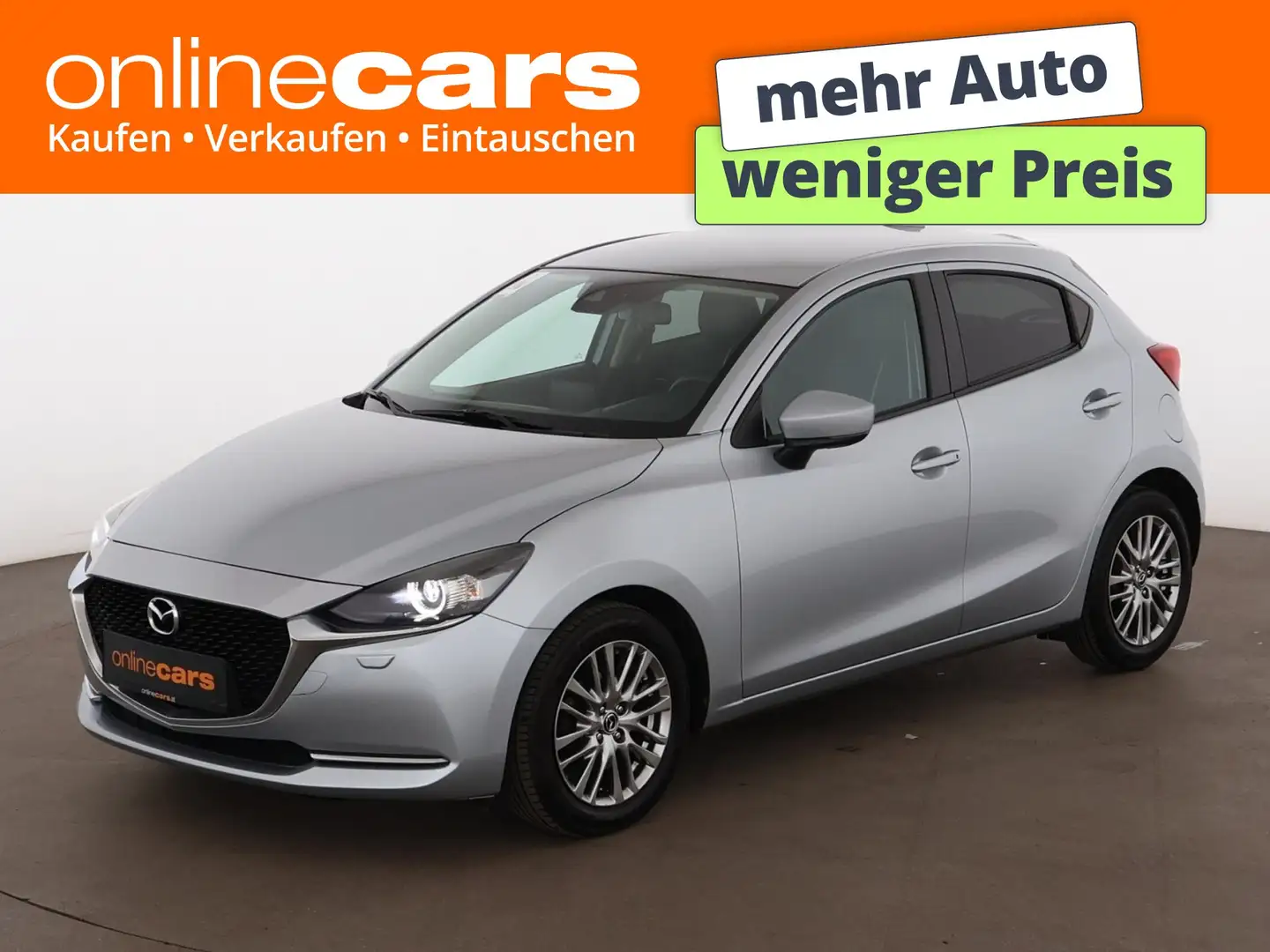 Mazda 2 1.5 SKYACTIV-G 75 Prime-Line LED LEDER NAVI PDC Silber - 1
