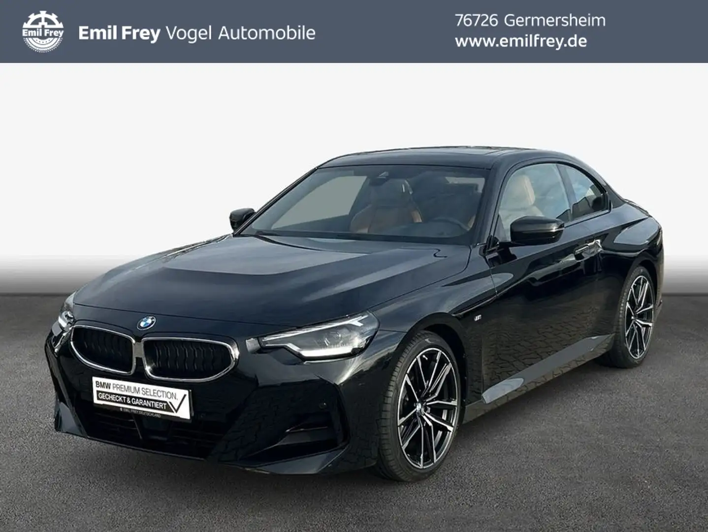 BMW 220 i Coupe Aut. M Sport Klimaautomatik* PDC*Navi* Schwarz - 1