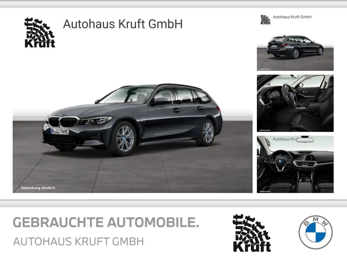 BMW 320 e Touring SPORT LINE+HUD+DAB+LC PROF Grau - 1