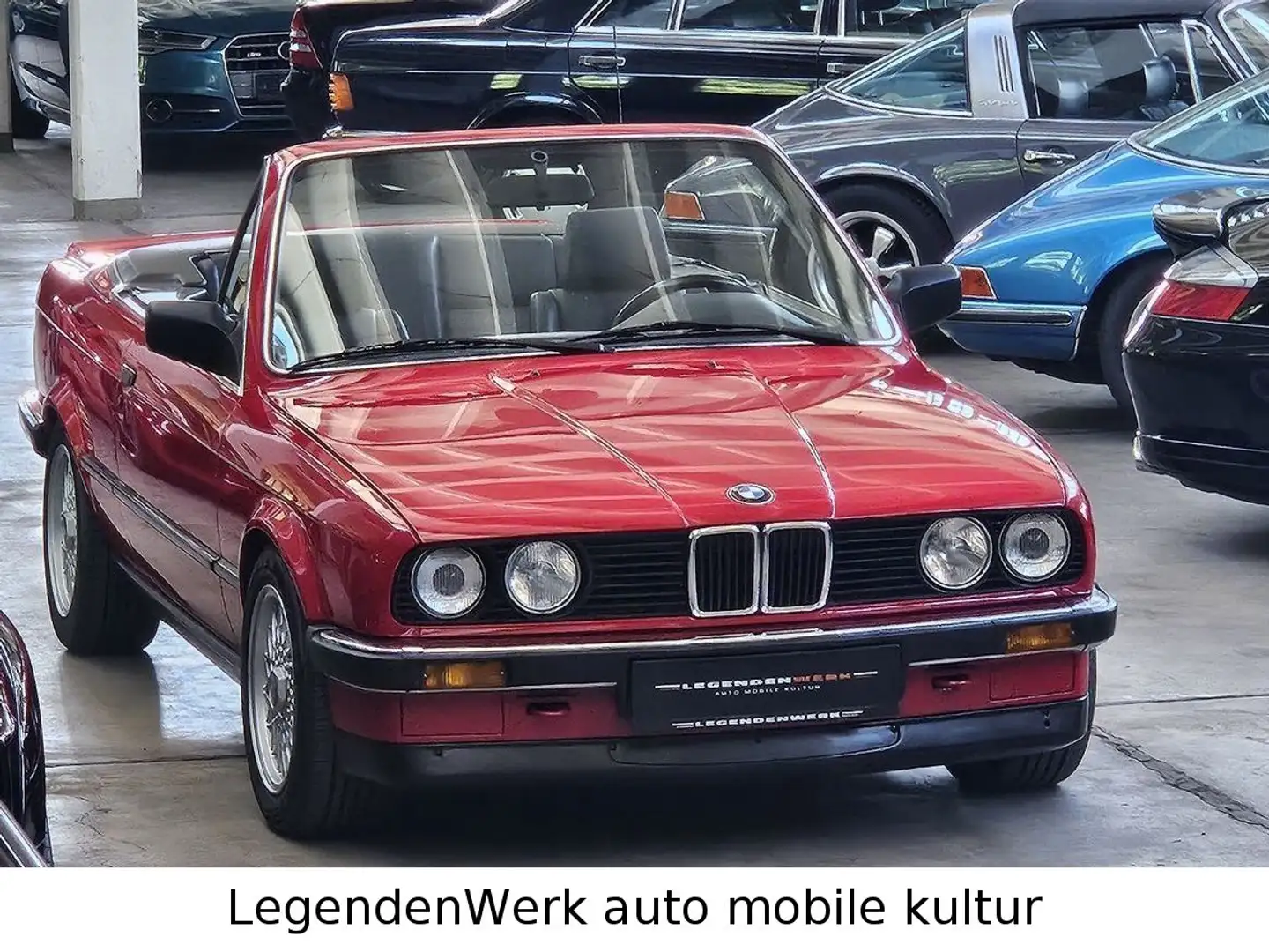 BMW 320 i E30 Cabriolet Schalter Verdeck nagelneu BRD Rot - 1
