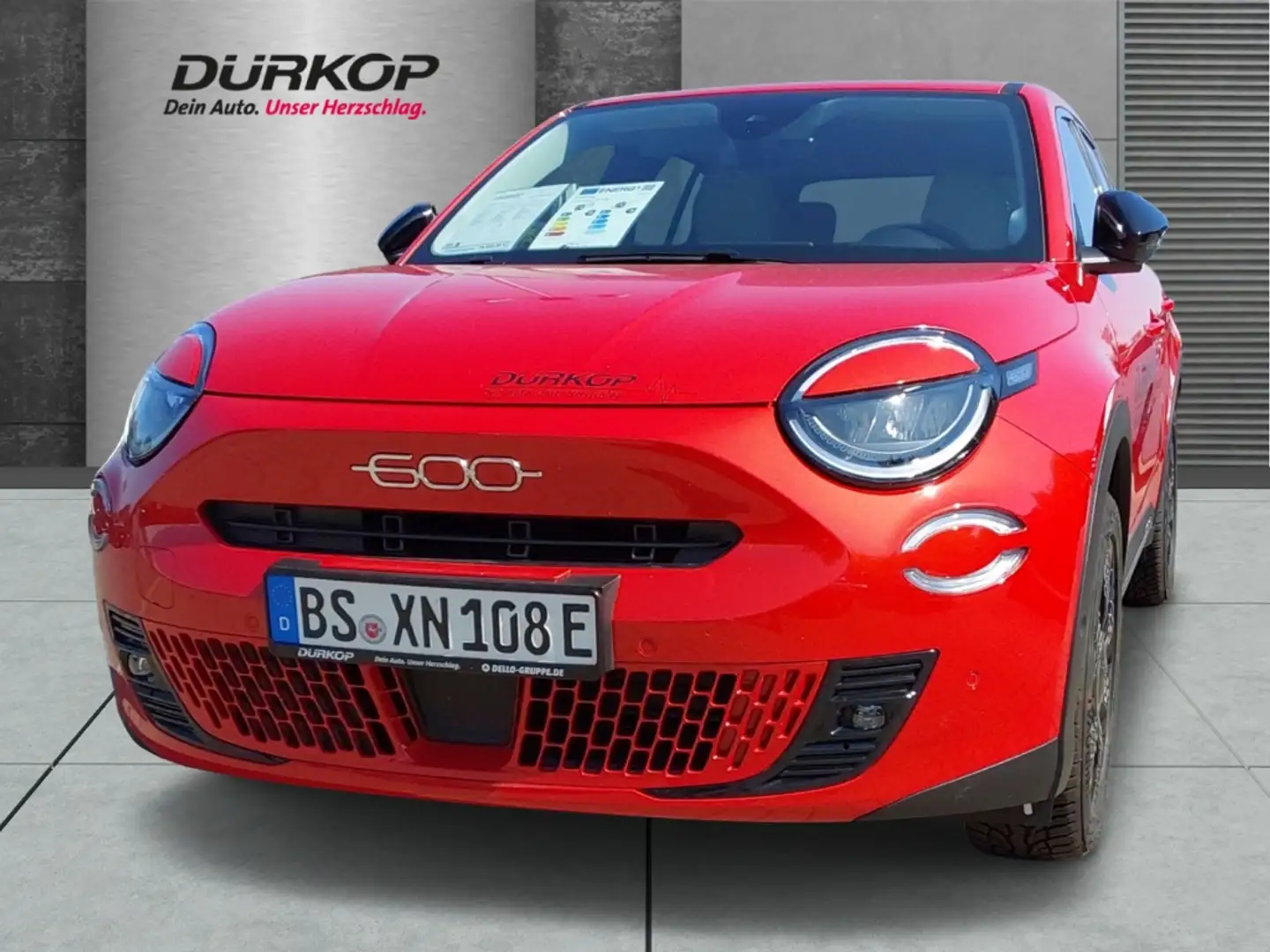 Fiat 600 La Prima Navi 360 Kamera Massagesitze LED ACC El. Orange - 2
