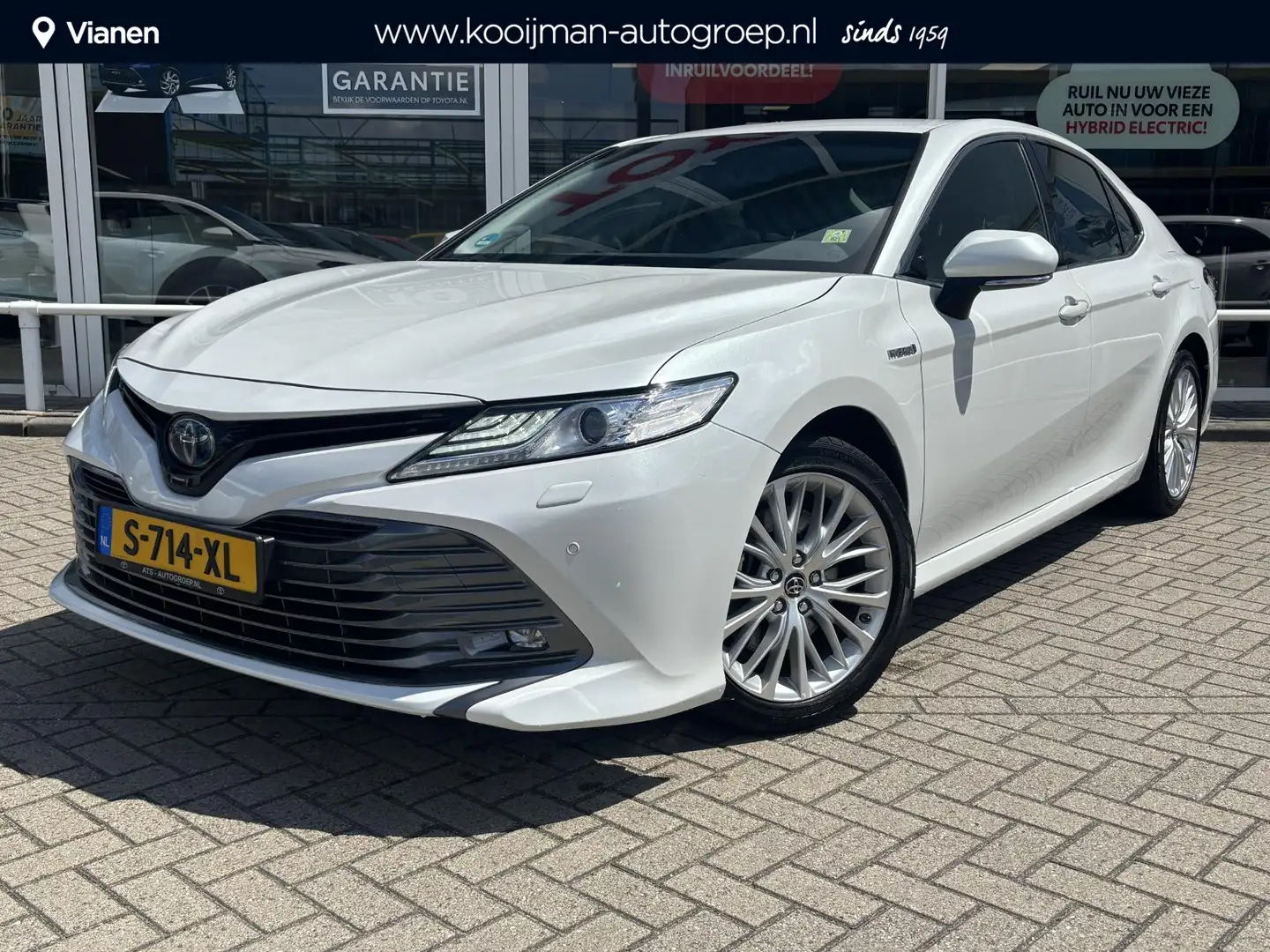 Toyota Camry 2.5 Hybrid Executive ZEER LUXE AUTO, SLECHTS 72.52 Weiß - 1